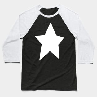 Minimal Chonk White Star Baseball T-Shirt